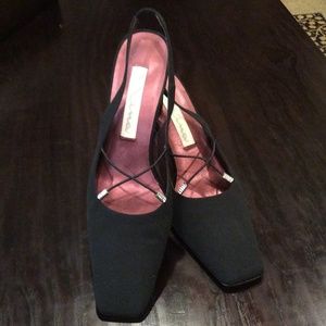 COPY - Nina slingback black evening shoes